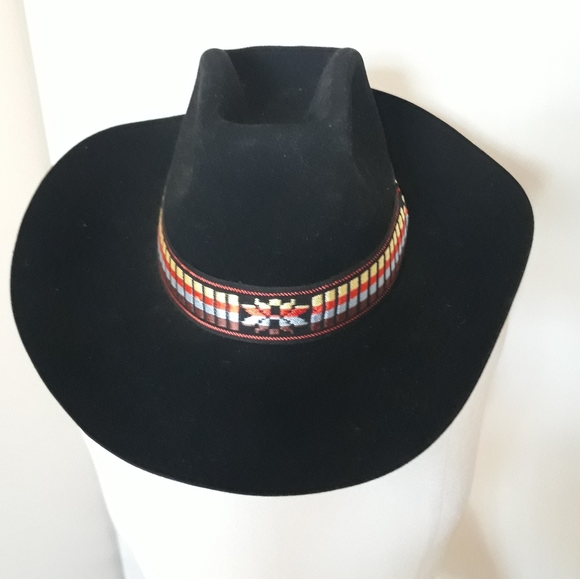 Dynafelt Other - 🥳5x HP! VTG 90's Dynafelt Fur Blend Black Hat
